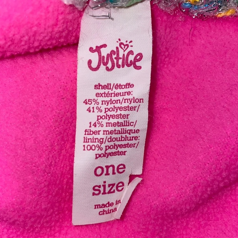 Justice Sparkle Shimmer Rainbow Scarf